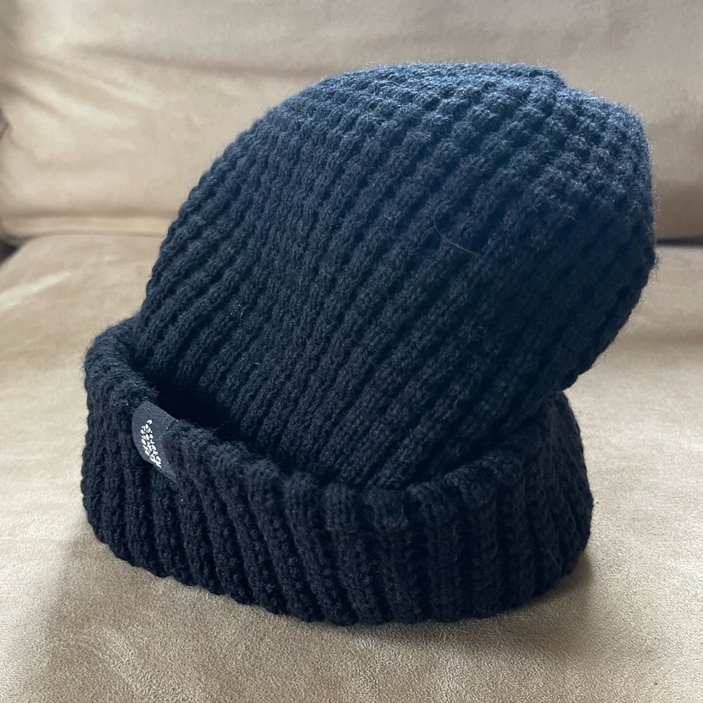 Free people black beanie hat